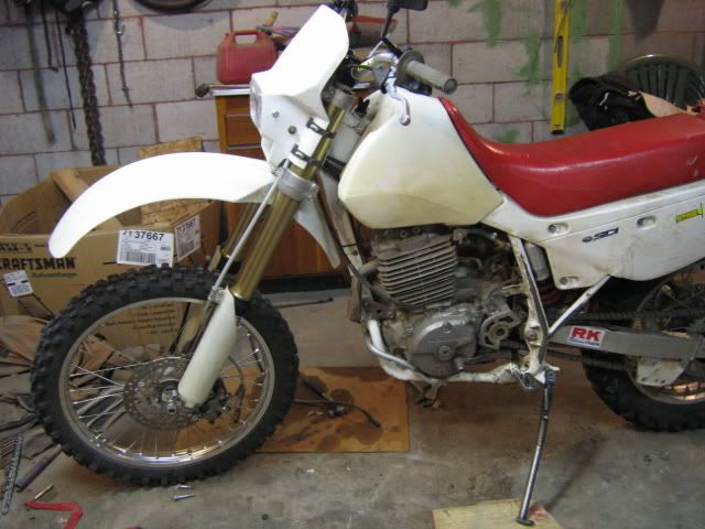 Honda xr600r electric start #4