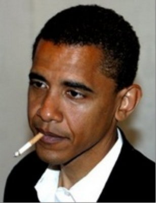 pictures of barack obama smoking. Barack obama