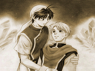 Tir holding a dying Ted.