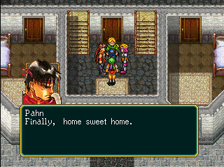 Inside the house, Pahn goes: 'Finally, home sweet home.'