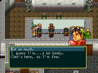 Not so much. / I guess I'm... a bit lonely. / Cleo's here, so I'm fine.