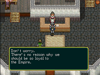 Someone says, 'Don't worry. There's no reason why we should be so loyal to the Empire.'