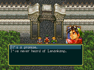 'It's a promise.' 'I've never heard of Lenankamp.'
