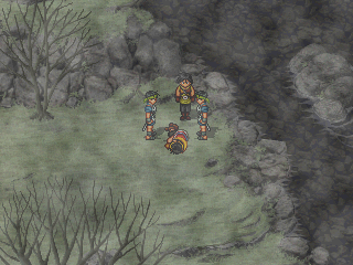 Viktor and two mercs standing next to a river. Our hero's on the ground in front of them, half-drowned.