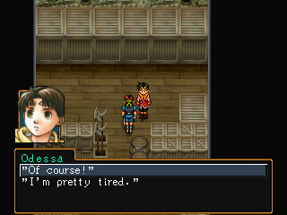 'Of course!' / 'I'm pretty tired.'