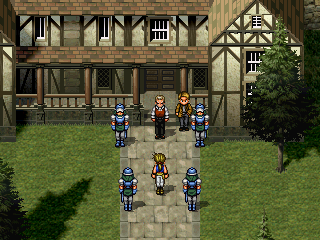 Jowy in front of his house. Uh oh.