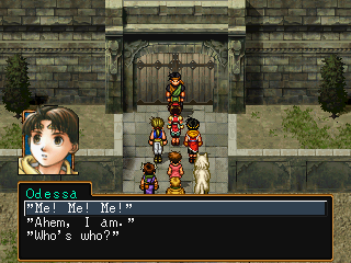 RIOU: 'Me! Me! Me!' or 'Ahem, I am.' or 'Who's who?'