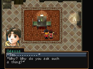 Dialogue option: "Yes.........." or "Why? Why do you ask such a thing?"
