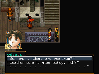 RIOU: 'So, uh... Where are you from?' or 'Weather sure is nice today, huh?' or dots.