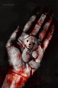 bloody teddy bear Pictures, Images and Photos