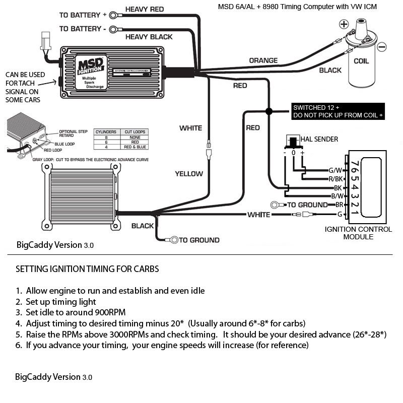 Msd 6al 2 Wiring Diagram - Free Wiring Diagram