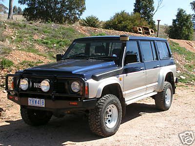 Silver under Blue GQ Patrol 4x4 Nissan Patrol Forum