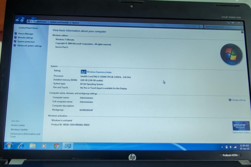 [HCM] Bán HP Probook 4530s - 4