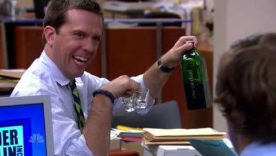 Andy puts the E in PARTY. Andy puts the E in PARTY.