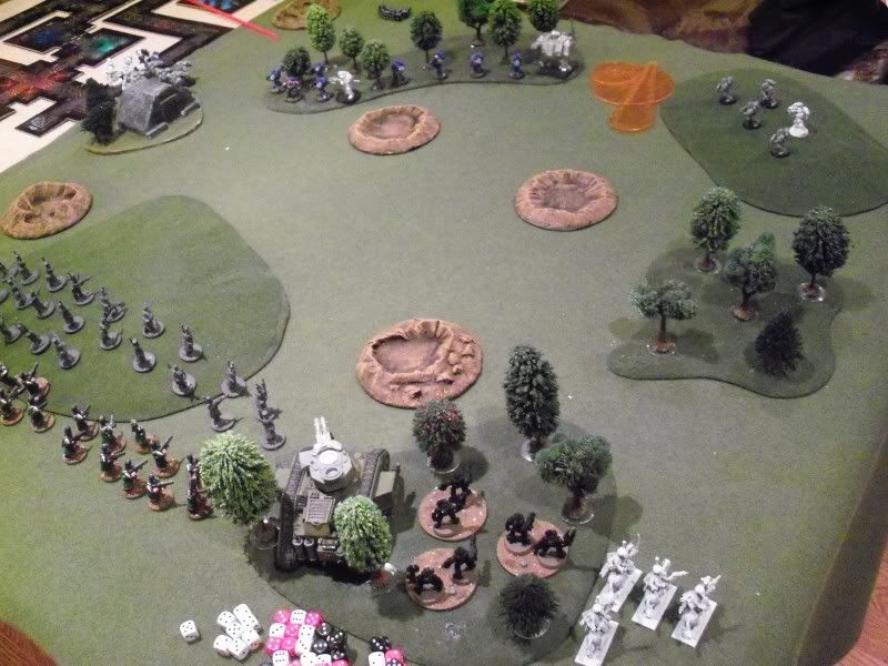 Warhammer 40k Space Marine vs Renegade Imperial Guard
