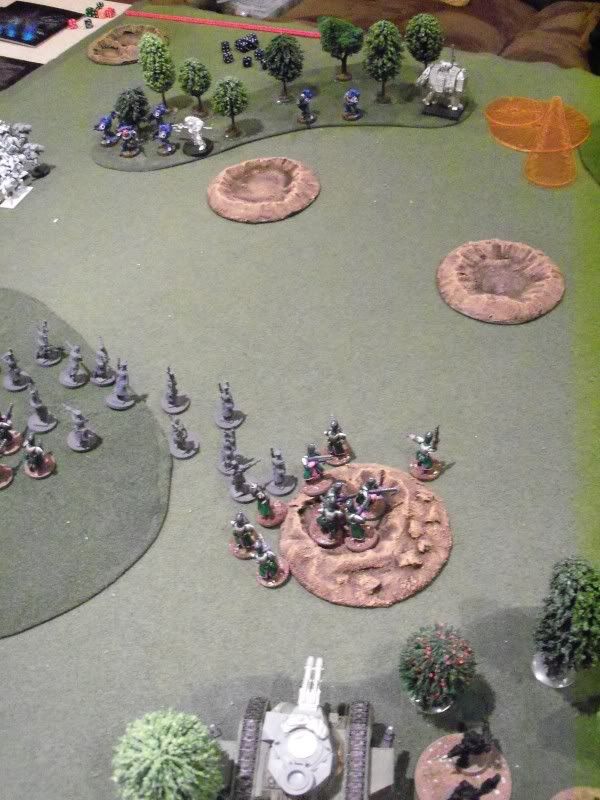 Warhammer 40k Space Marine vs Renegade Imperial Guard