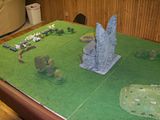 Warhammer Battle for the Treasure Horde - Warriors of Chaos, High Elves, and Dwarfs