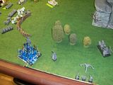 Warhammer Battle for the Treasure Horde - Warriors of Chaos, High Elves, and Dwarfs