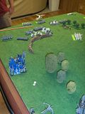Warhammer Battle for the Treasure Horde - Warriors of Chaos, High Elves, and Dwarfs