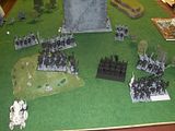 Warhammer Battle for the Treasure Horde - Warriors of Chaos, High Elves, and Dwarfs