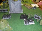 Warhammer Battle for the Treasure Horde - Warriors of Chaos, High Elves, and Dwarfs