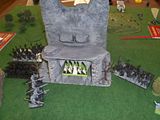 Warhammer Battle for the Treasure Horde - Warriors of Chaos, High Elves, and Dwarfs