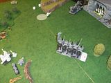 Warhammer Battle for the Treasure Horde - Warriors of Chaos, High Elves, and Dwarfs