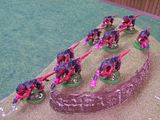 Hormagaunts with Fleshborer and Strangleweb