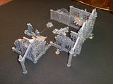 Pegasus Hobbies Gothic City Building, Ruins, and Rubble