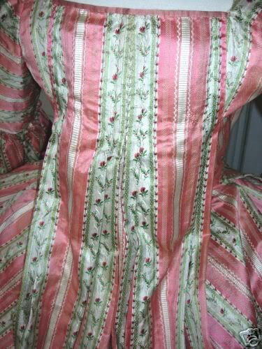 1770\'s dress back of it