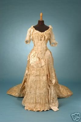 late 1870\'s 80\'s court dress