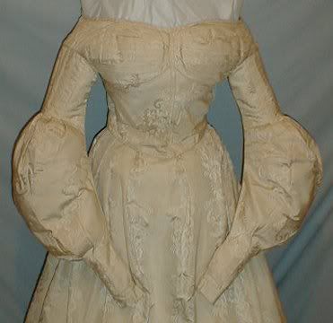 1830\'s wedding dress