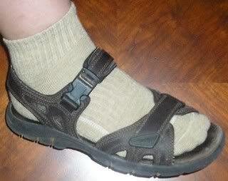 socks sandals