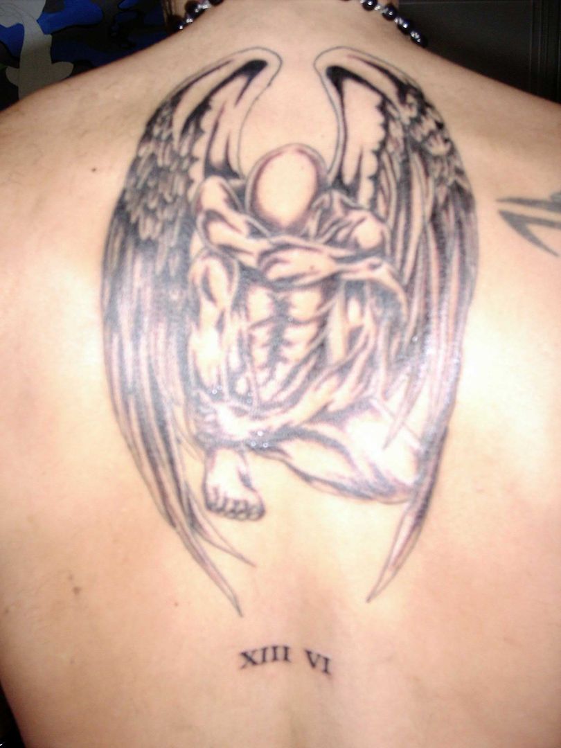 Angel Dragon Tattoo