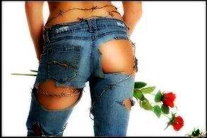 Jeans and roses Pictures, Images and Photos