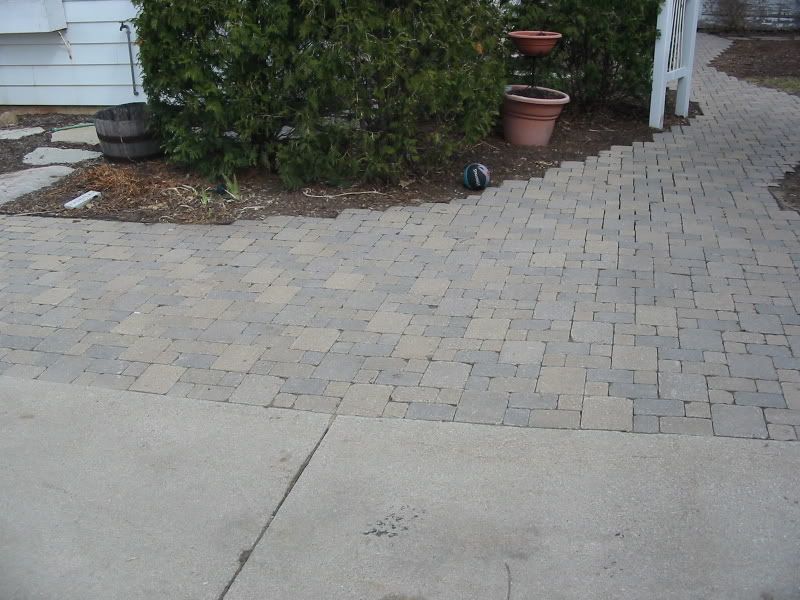 pavers to widen driveway Lawn Care Forum