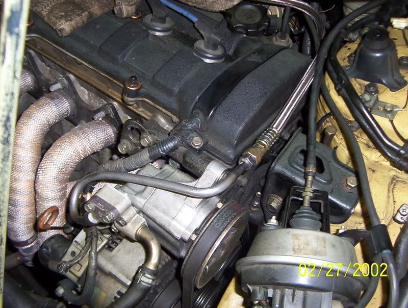 94 Honda prelude power steering leak