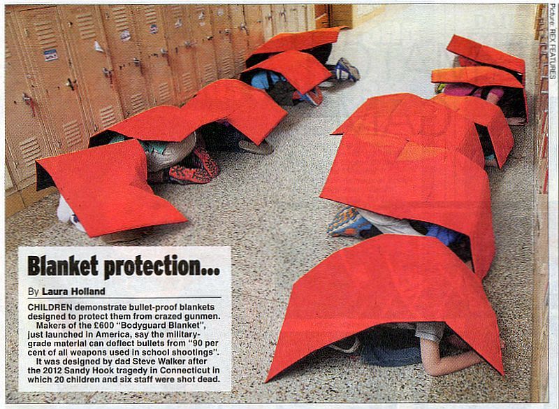 Bulletproof 'blankets'