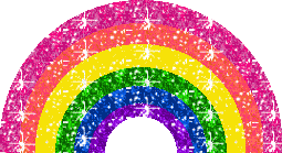 MySpace Rainbow Glitter Graphic - 2