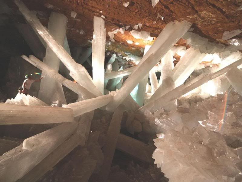 Crystal cave selenite photo