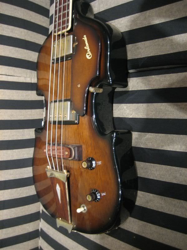 TRADE FEELER Orlandobadged MIJ '60s/'70s hollowbody violin bass