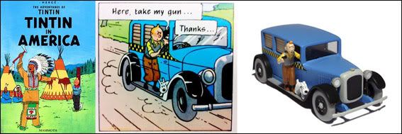 Taxi Checker-Tin Tin in America