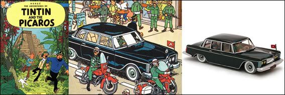 Mercedes 600-Tin Tin and The Picaros