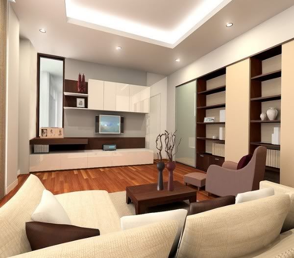 Modern Living room lighting interior design