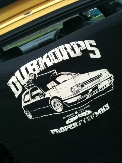 Finally got my hot dubkorps tshirt Wish I could have fitted the last mk2 