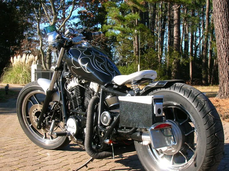 Honda vt700 chopper #3