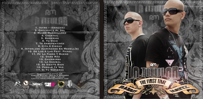 BackFrontCover La Titular – The First Time (2009)(CD Original)