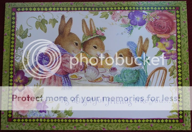 Susan Wheeler Holly Pond Hill Bunny Rabbits Friend Card
