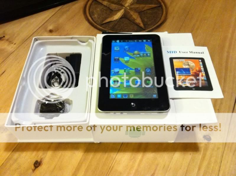 Android Tablet G REXX TAB 700 Android 2.2 WiFi Camera Touch Screen NO 