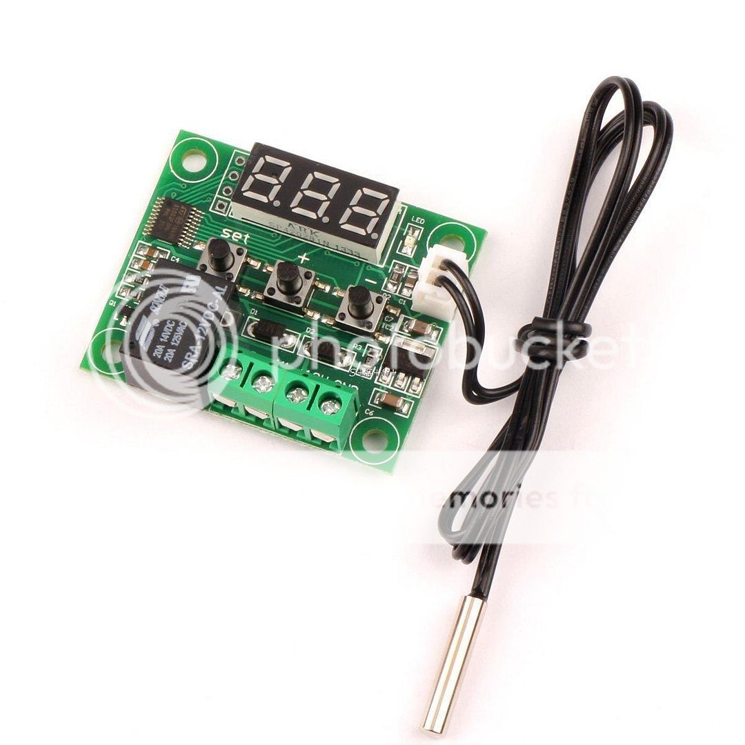 12V Digital Temp Thermostat Temperature Controller Sensor Relay Switch